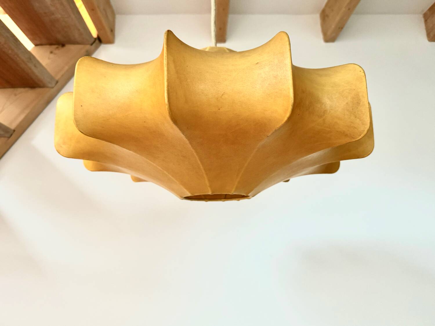 Large cocoon pendant light, 60s