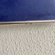 Vintage 1960 triptych mirror barber Mirbel blue Klein lizard imitation - 27