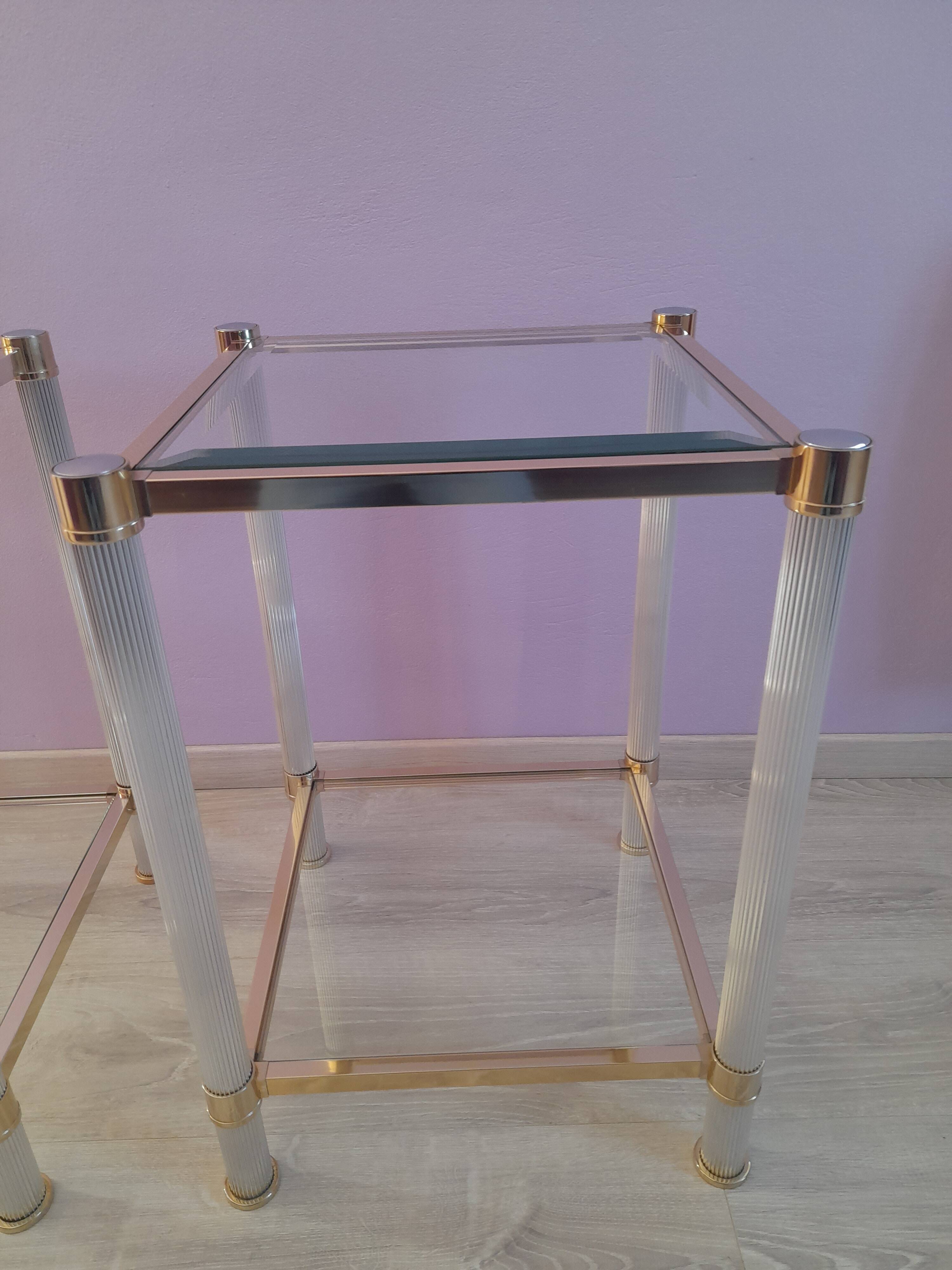 Paires de tables basses bouts de canapé