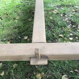 Solid oak farmhouse table