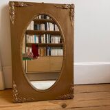 Old gold mirror