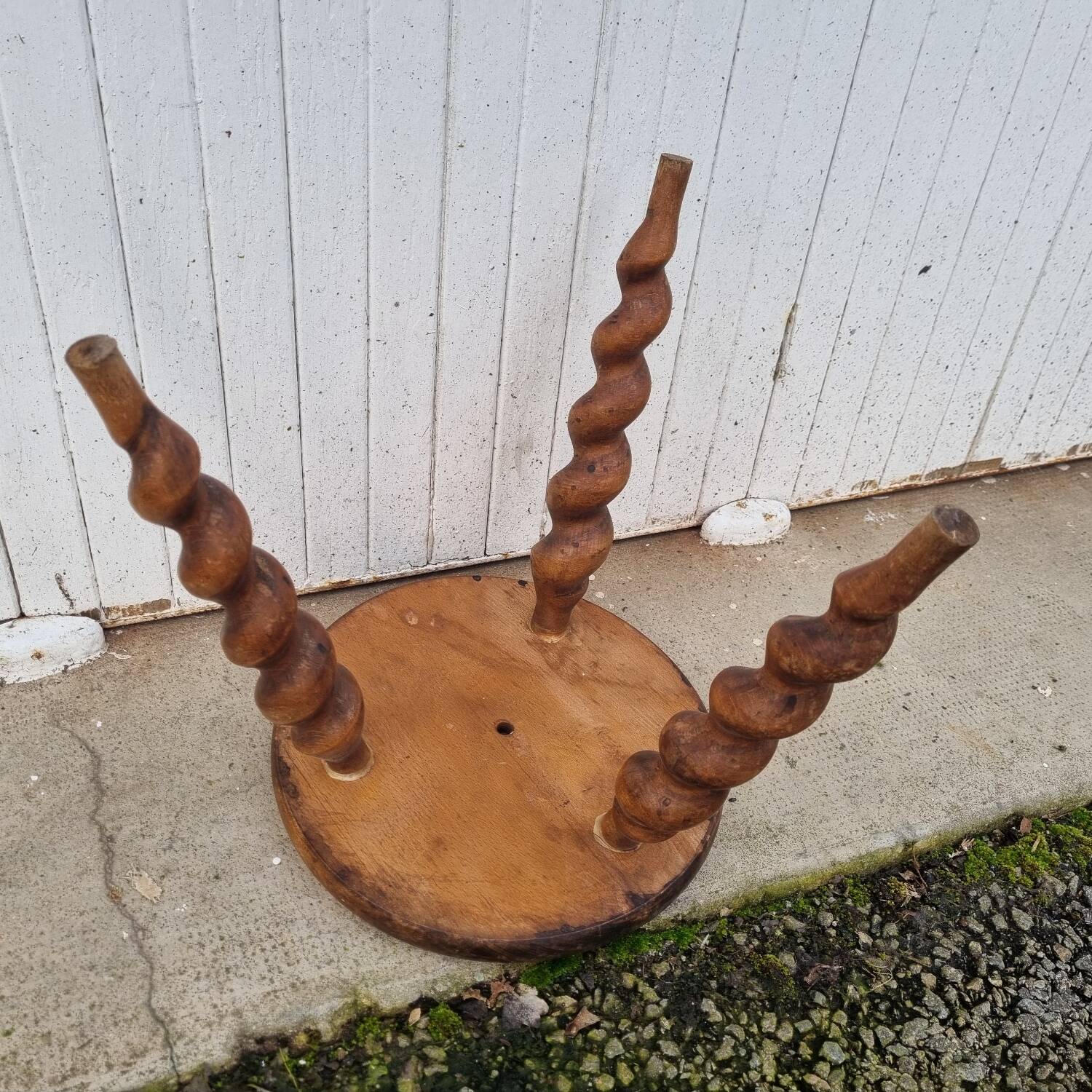 Brutalist stool from the early 20th century