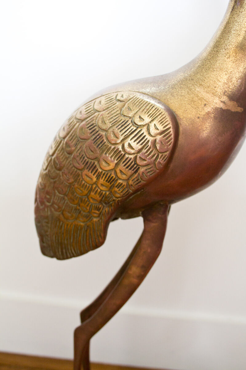 Brass heron
