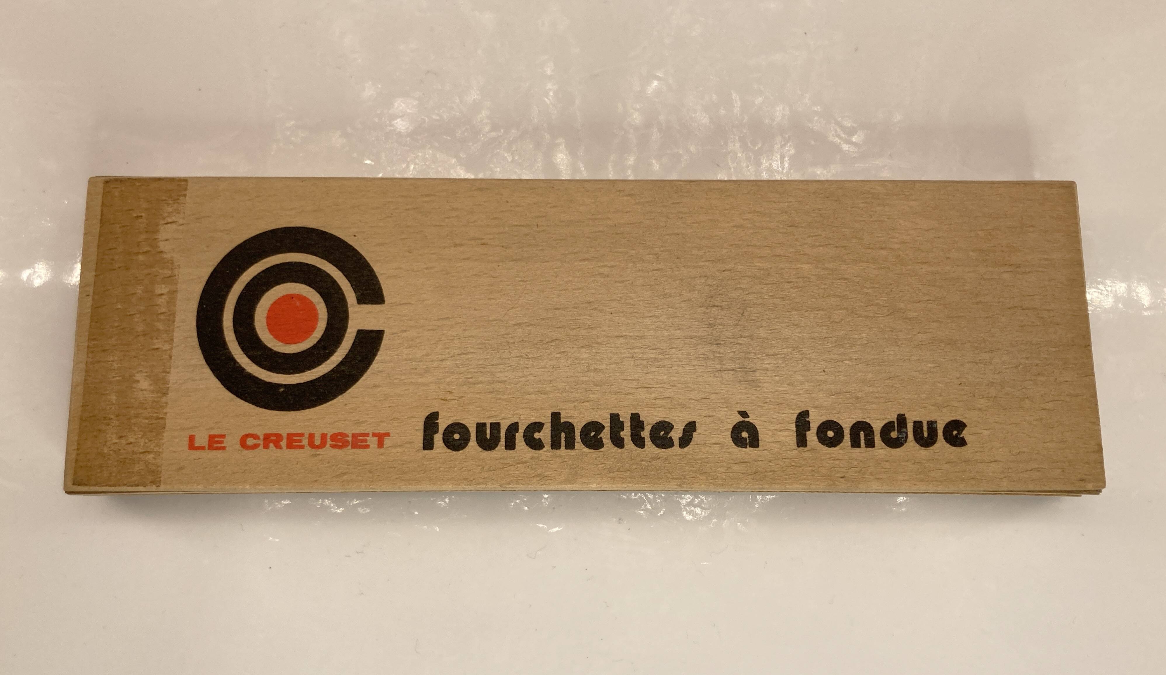 Enzo Mari for Le Creuset fondue set