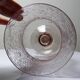 Vintage glass bubble photophore in pale amethyst, Biot style, 1970-1980.