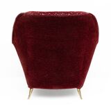 Pair of mid-century modern Italian armchairs for Ariberto Colombo