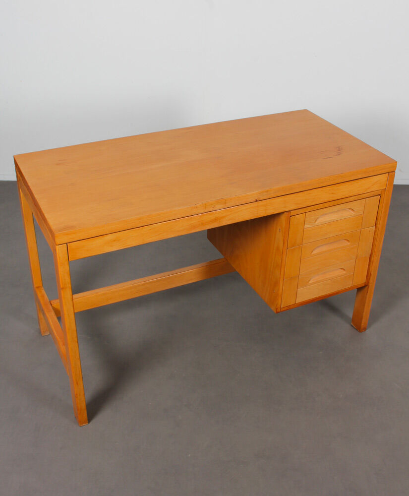 Vintage wooden desk from the 1970s