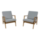 Fauteuils Modèle 300-139 de Swarzędz Factory, 1960s, Set de 2