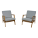 Fauteuils Modèle 300-139 de Swarzędz Factory, 1960s, Set de 2