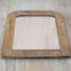 Vintage mirror, wooden mirror, old mirror, table mirror