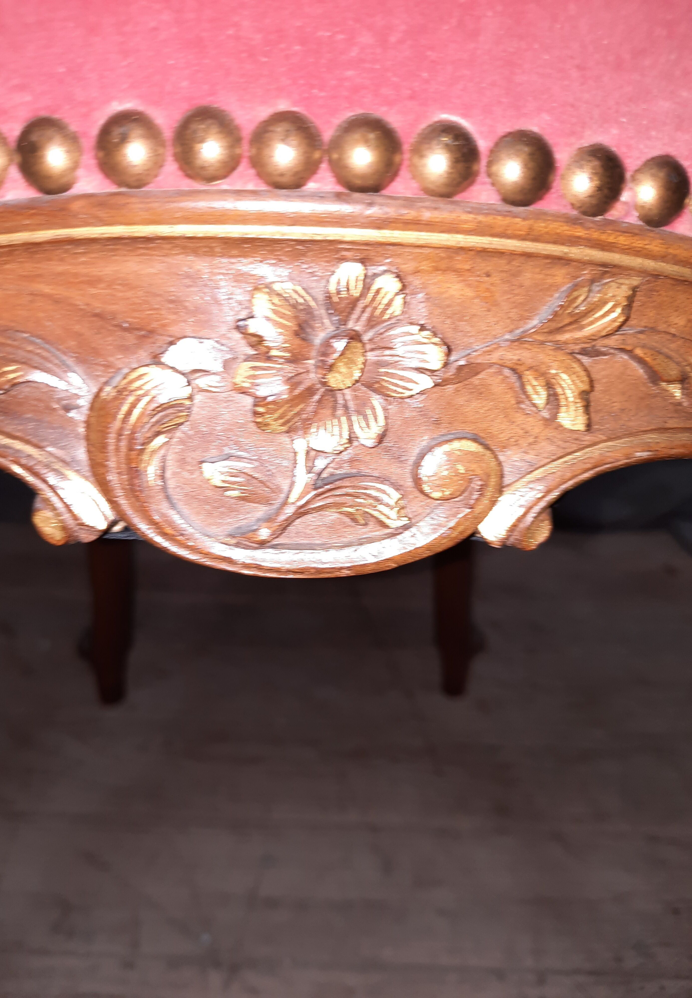 Pair of Louis XV style chairs