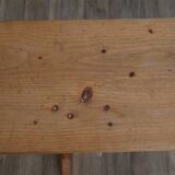 Vintage wood bench from the 1970s