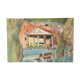 Tableau paysage village corse