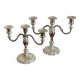 Pair of English candlesticks