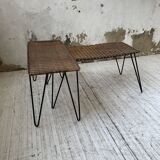 Duo of wicker tables RaouDuo of wicker tables Raoul Guysl Guys