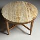 Table basse en marbre travertin