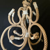 Rope chandelier 50s