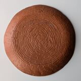 Decorative ceramic plate with duck decoration