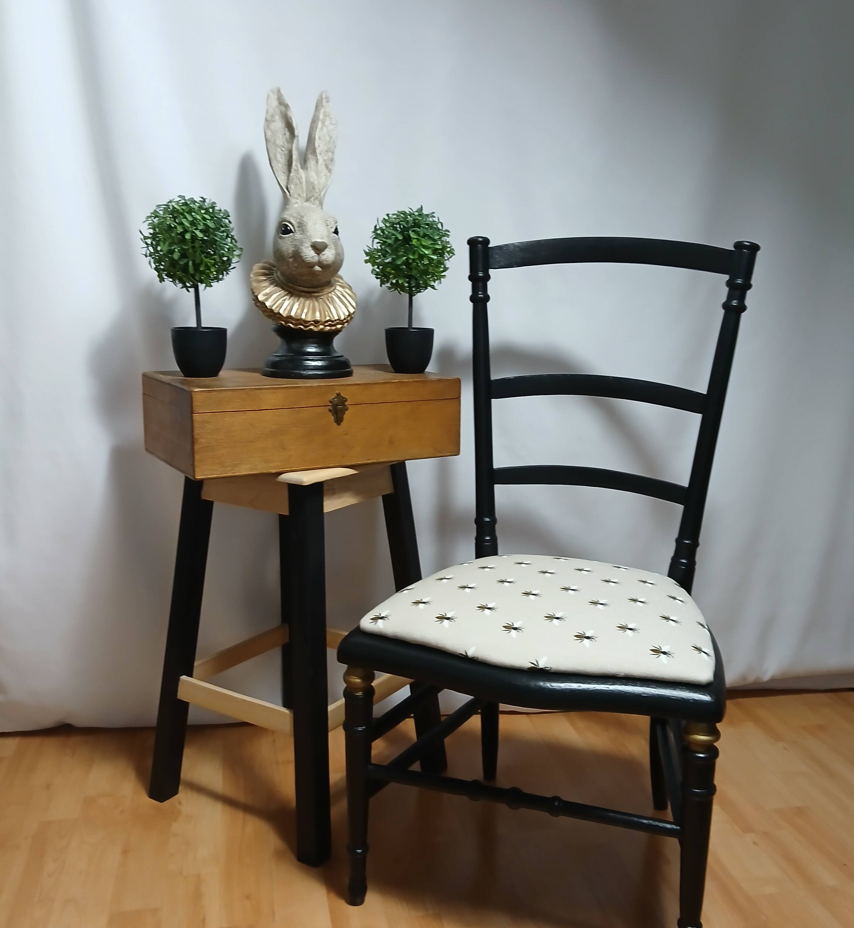 Chaise basse style napoleon iii