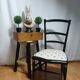 Chaise basse style napoleon iii