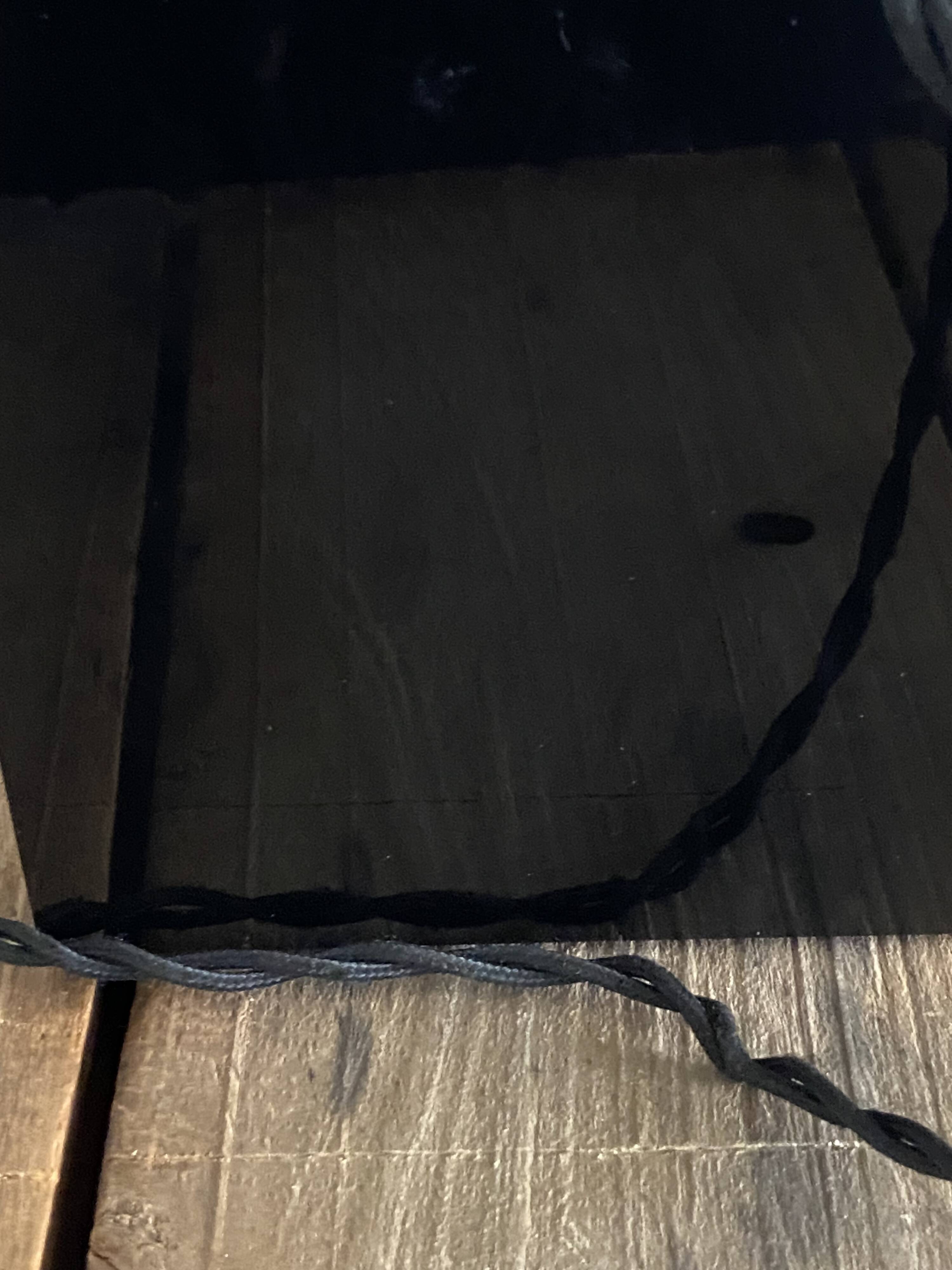 1970s lamp base, 2M fabric cable