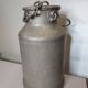 Former milk jug Hugonnet Dijon aluminum