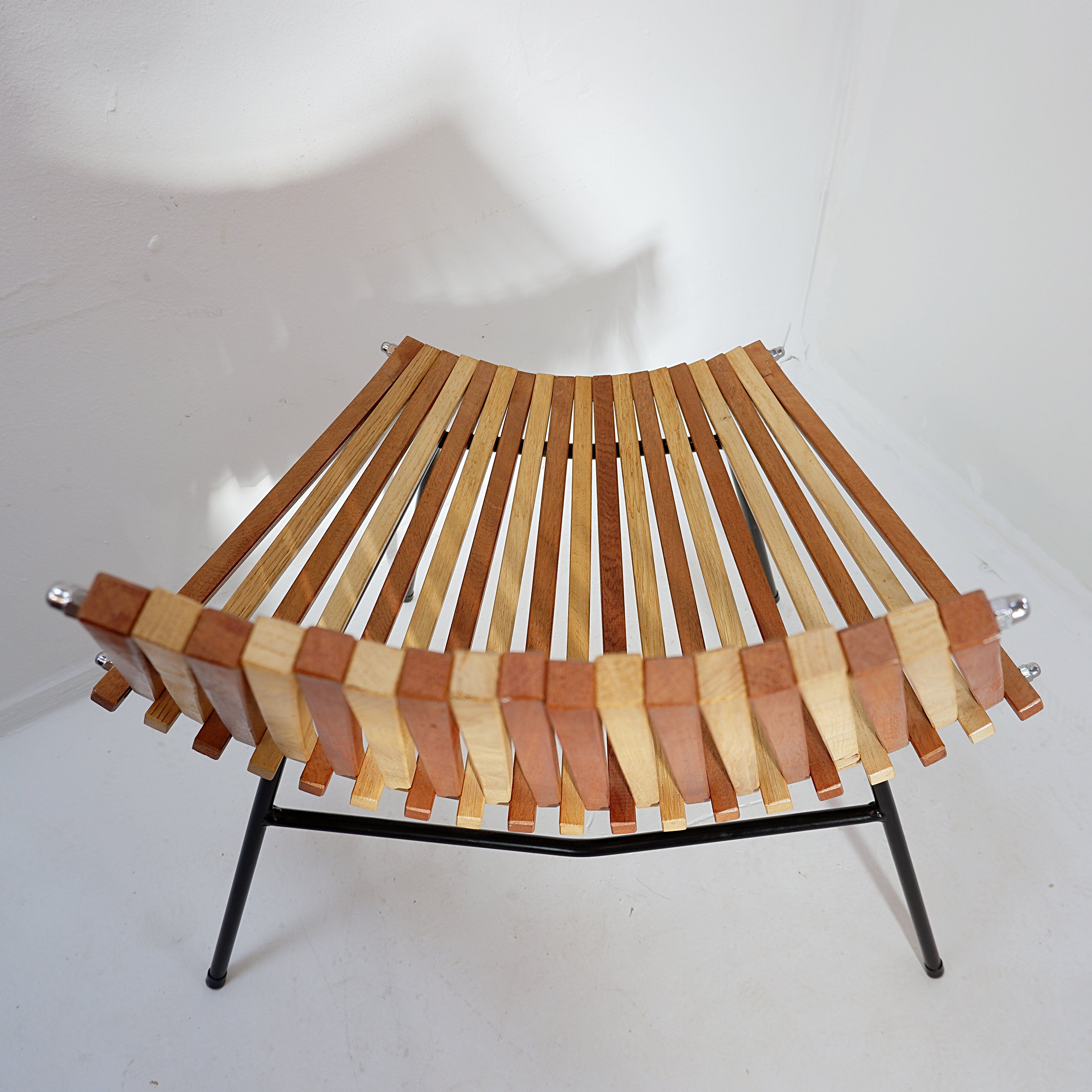 "Slats" chair in the style of Mod. 218 by Dirk Van Sliedregt for Rohé