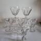 BACCARAT 10 Verres à vin en Cristal Modèle Périgord - Signé