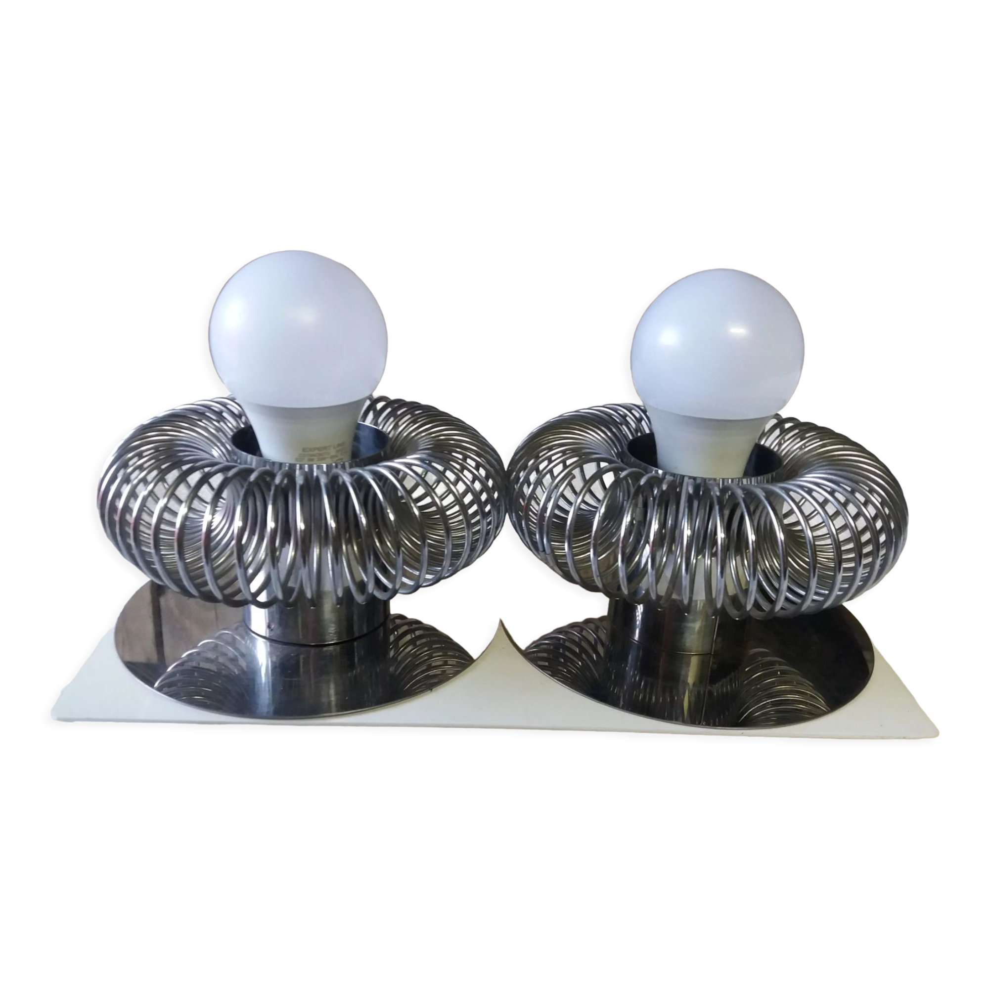 Iron wall lamp 2 bulbs
