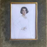 Miniature painting by Weyenbergh "Portrait of a Woman"