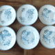6 flat plates in Terre de Fer Choisy le Roi HB service Provençal Lot 3