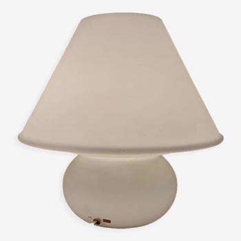 Opaline mushroom lamp