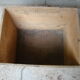 Old advertising wood case