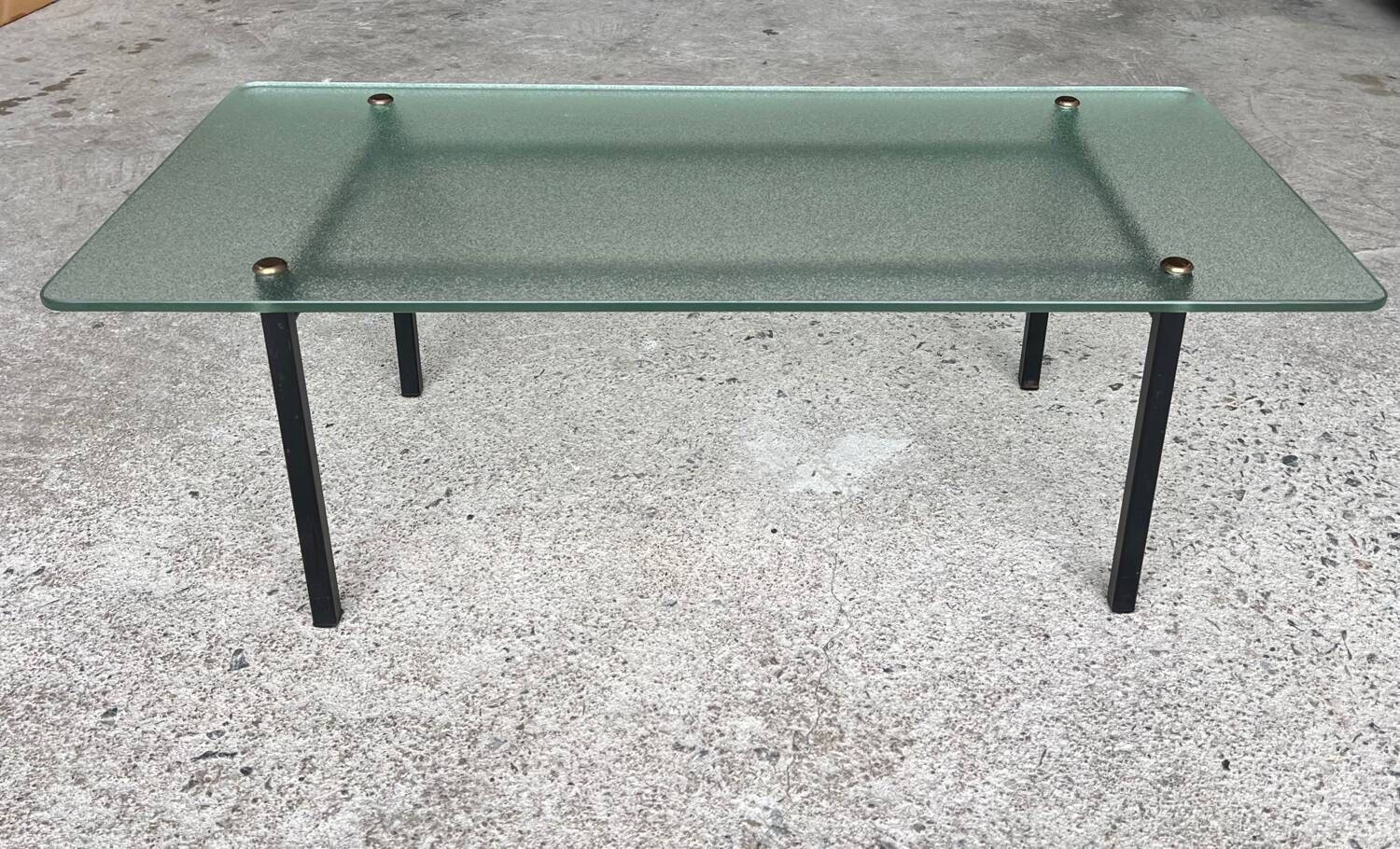 Vintage rectangular coffee table 1950