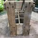 Vintage wooden bottle holder 10 slots