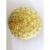 Early 21st Century Gold-Flowers Murano Glass Flush Mount