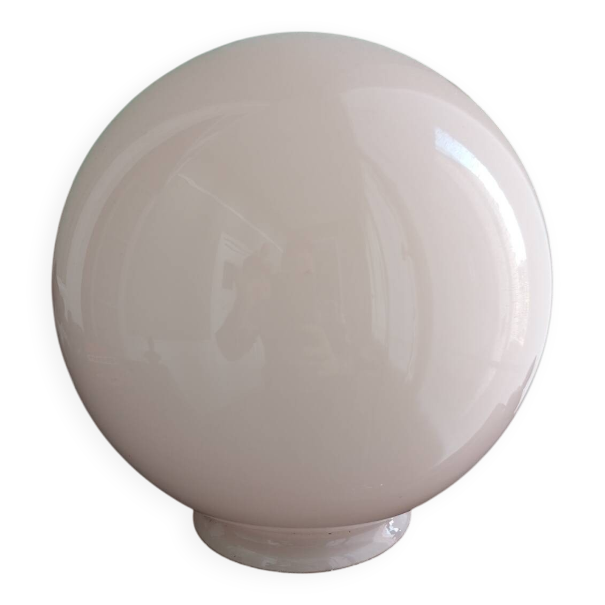 Opaline pink globe