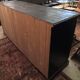 Black patinated chest of drawers