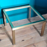 Table basse d'appoint en laiton