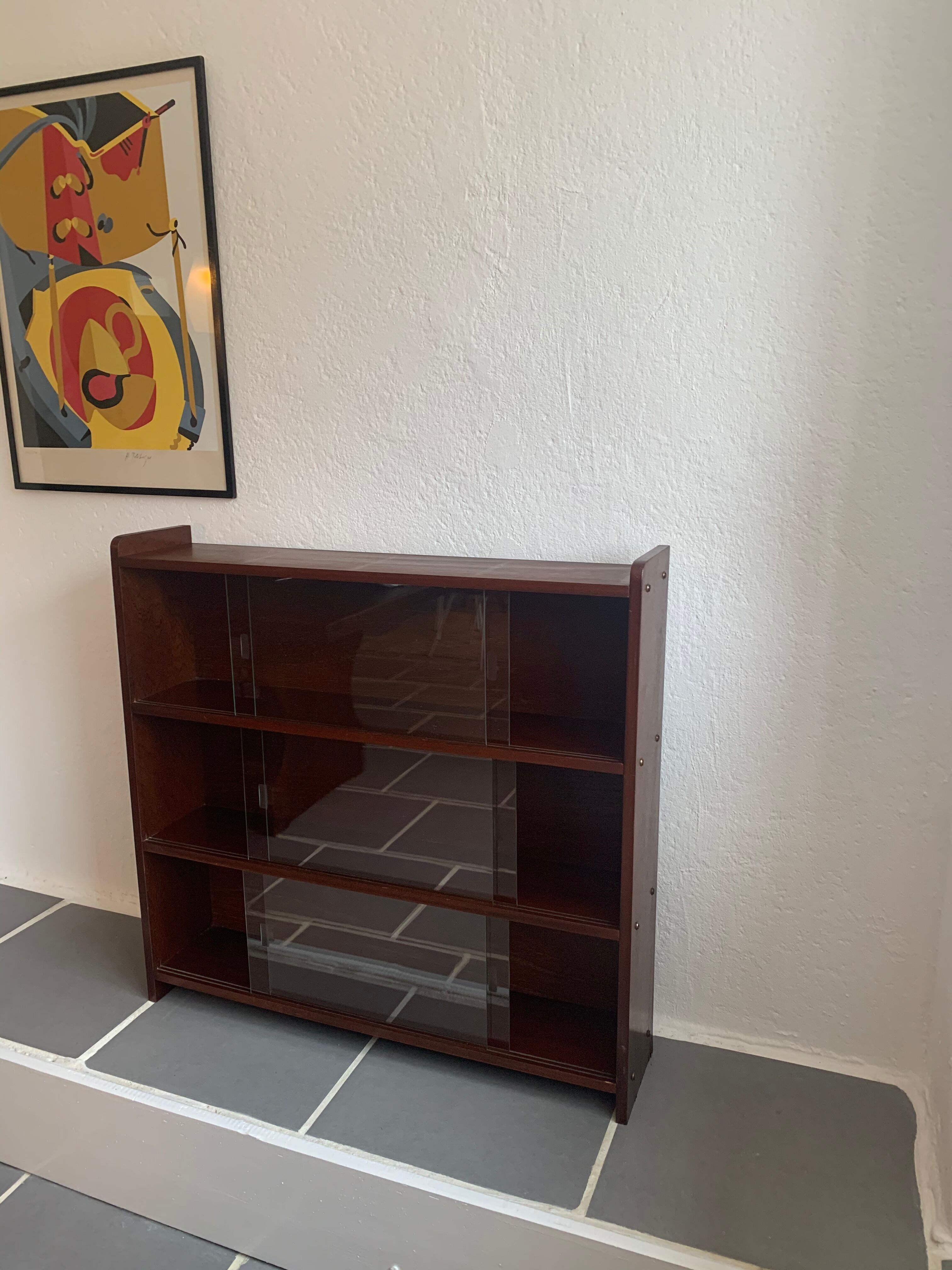 Vintage wood library 50s