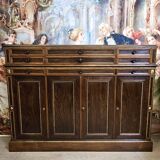 Sideboard in rosewood in the Charles X style, of fine cabinetmaking quality.