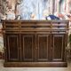 Sideboard in rosewood in the Charles X style, of fine cabinetmaking quality.