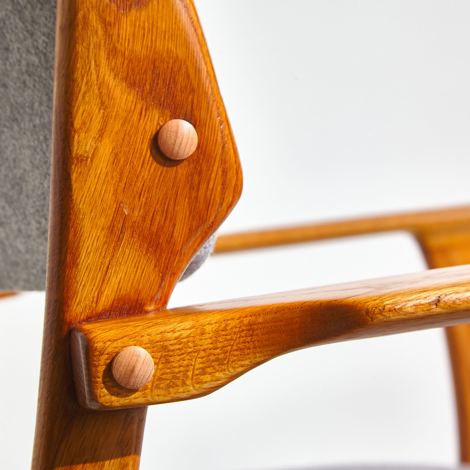 Model 49 oak armchairs by Erik Buch for O.D. Møbler