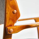 Model 49 oak armchairs by Erik Buch for O.D. Møbler