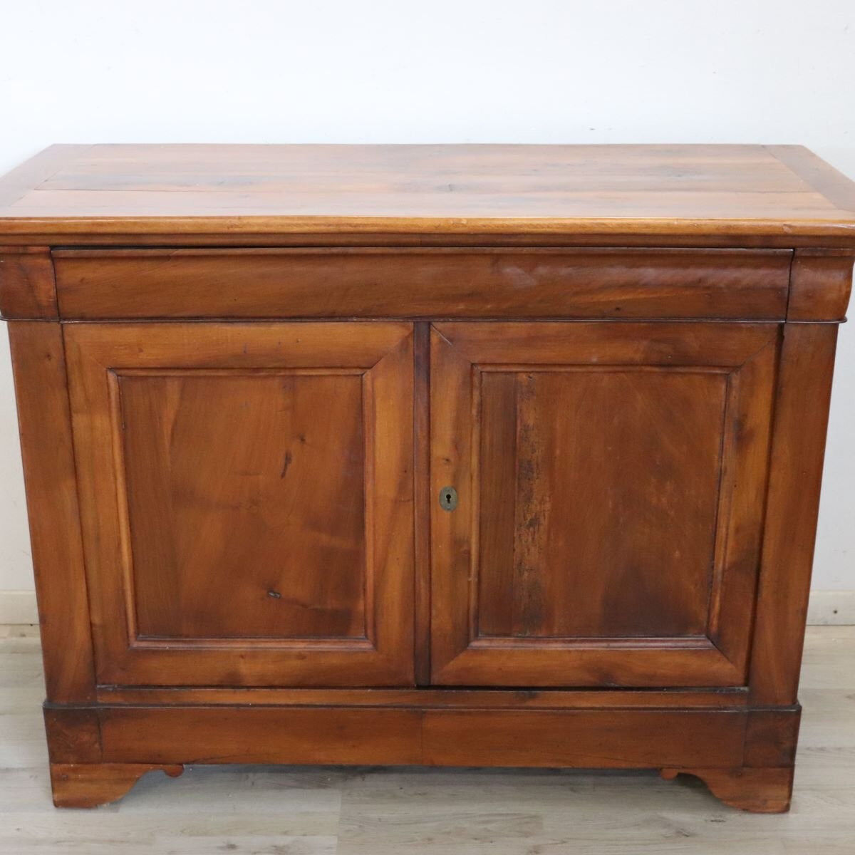 Antique Sideboard Made Of Solid Walnut, Italy, 19th Century