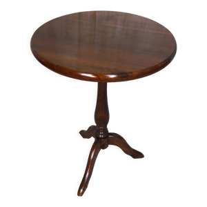 Sellette tripode bois merisier
