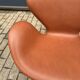 Fritz hansen swan chair cognac leather, new condition!!