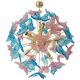 Murano glass chandelier