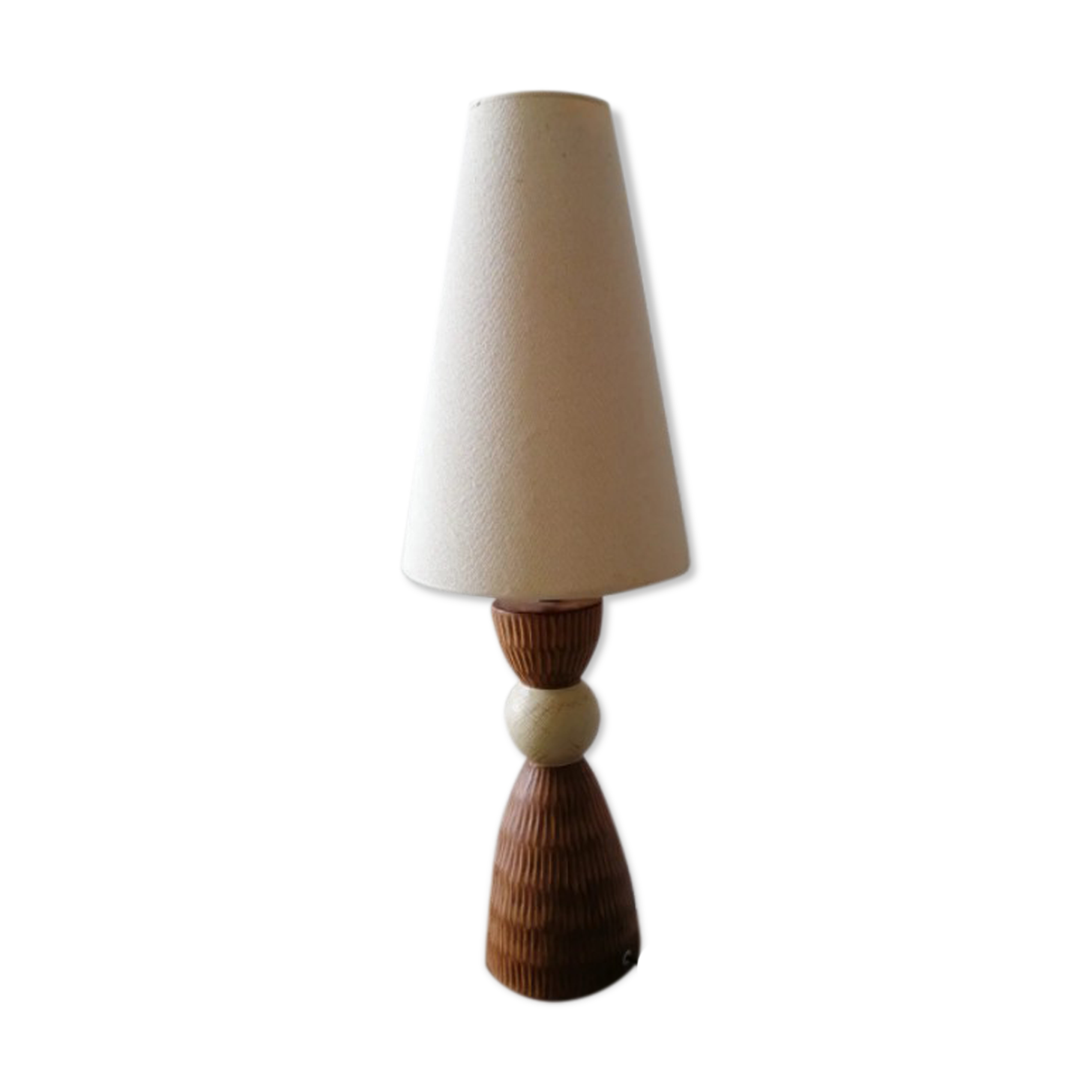 Lampe en bois
