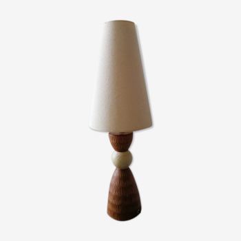 Lampe en bois